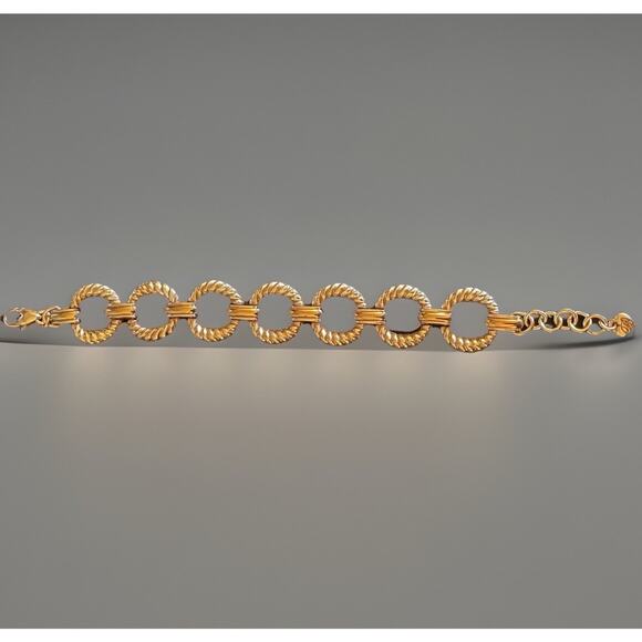 Brighton Bracelet Kindred Link Two Tone with Lobster Claw Clasp adjustable 8.50" - Picture 5 of 9